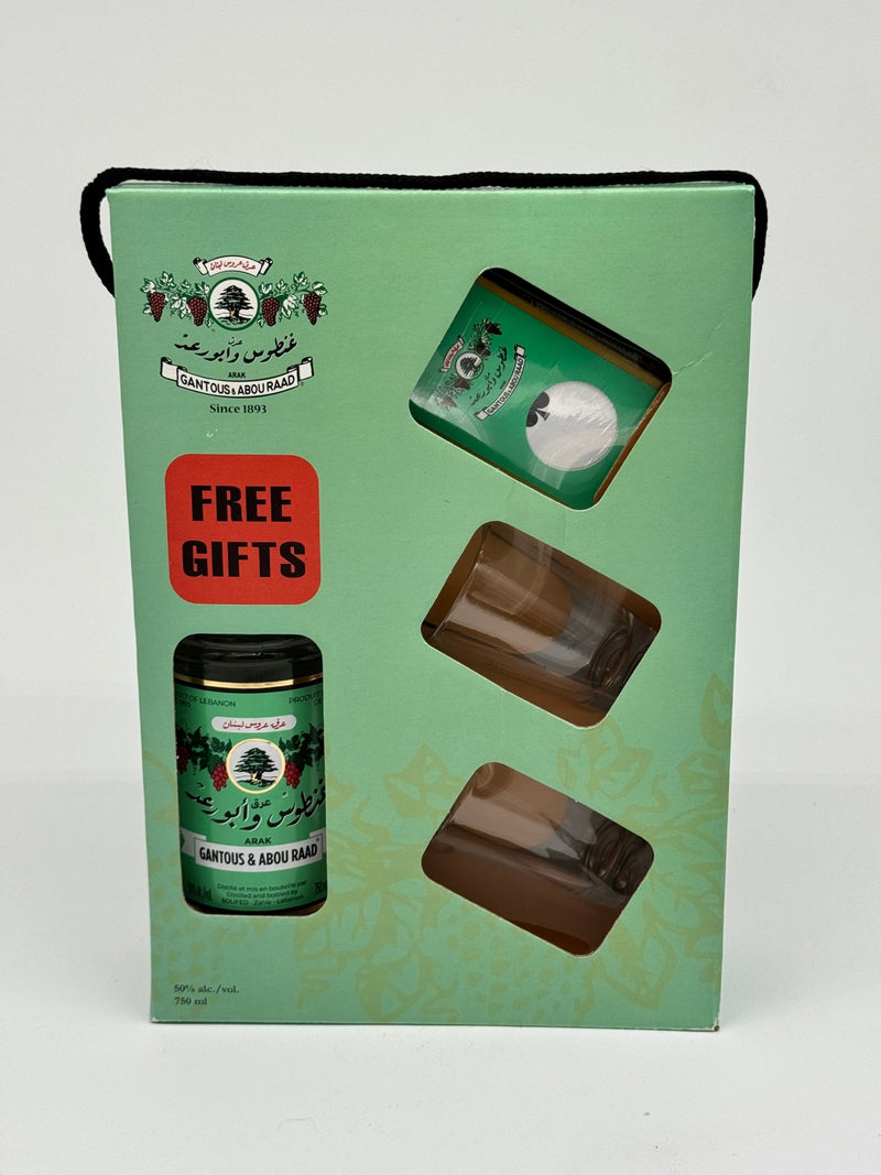 Load image into Gallery viewer, Gantous Abou Raad Gift Set 750 mL - BuyArak.Com
