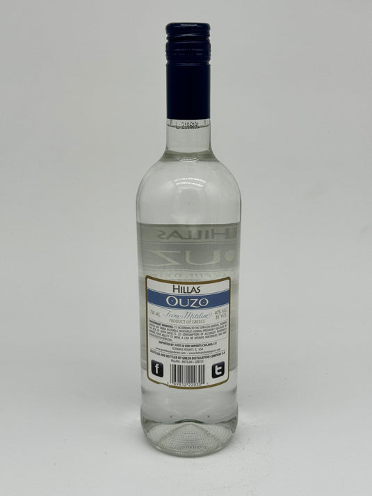 Ouzo Hillas 750 mL - BuyArak.Com