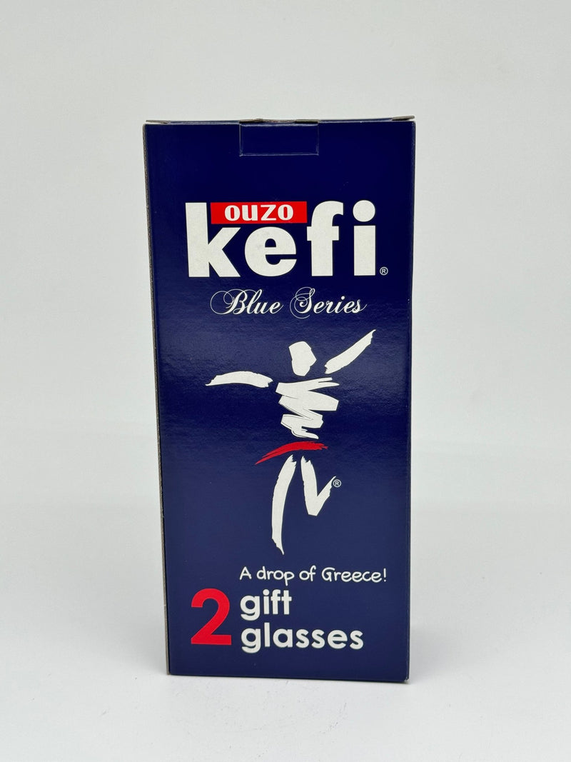 Load image into Gallery viewer, Ouzo Kefi Gift Set With 2 Glasses 750 mL - BuyArak.Com
